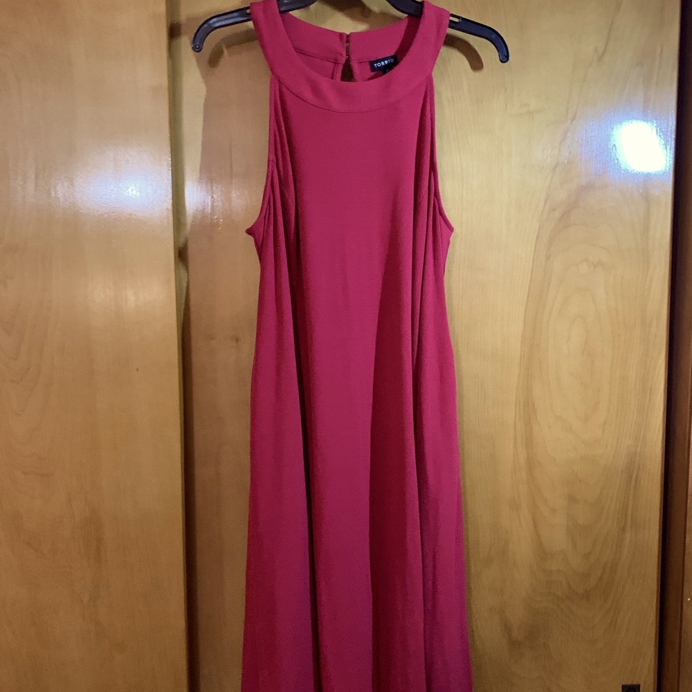 Torrid red high-neck dress